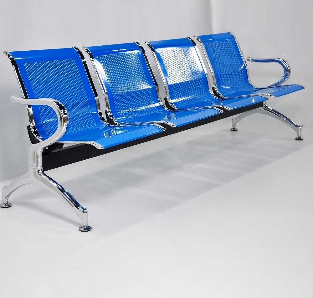 Hot Sale 4 Seat Metal Airport Chair Modern Hospital Waiting Room Chair Public Place Waiting Chair