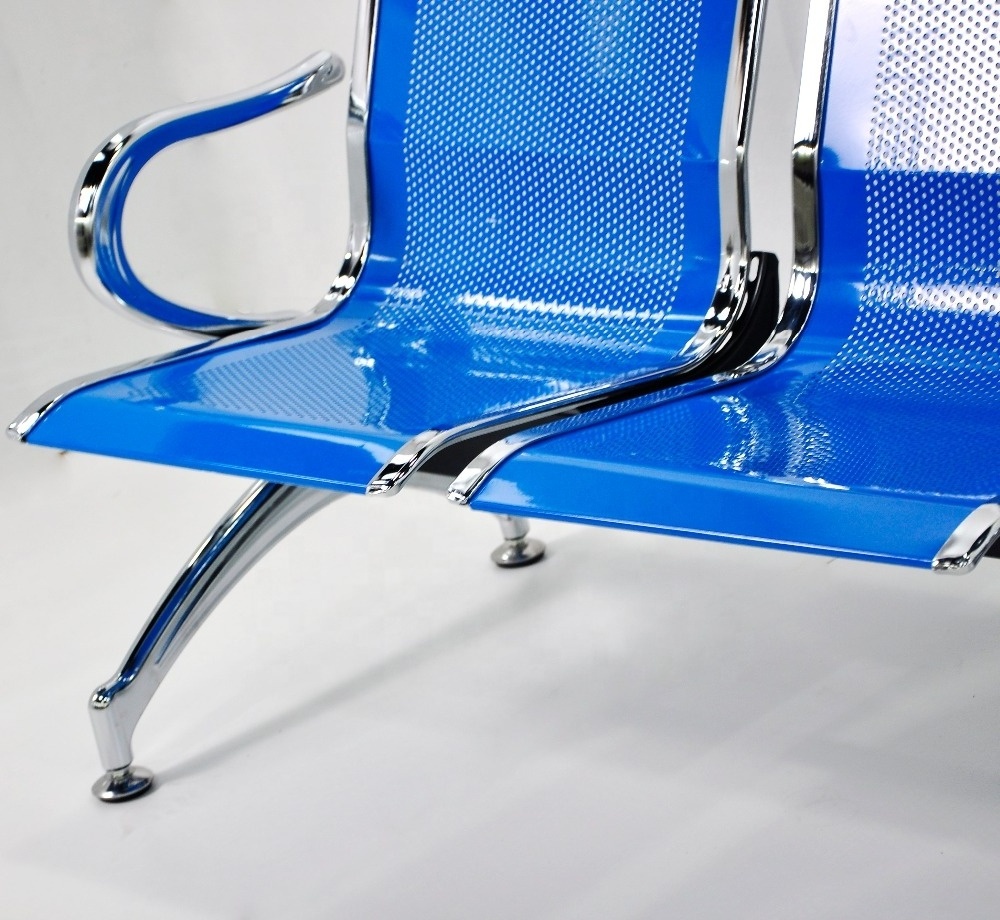 Hot Sale 4 Seat Metal Airport Chair Modern Hospital Waiting Room Chair Public Place Waiting Chair