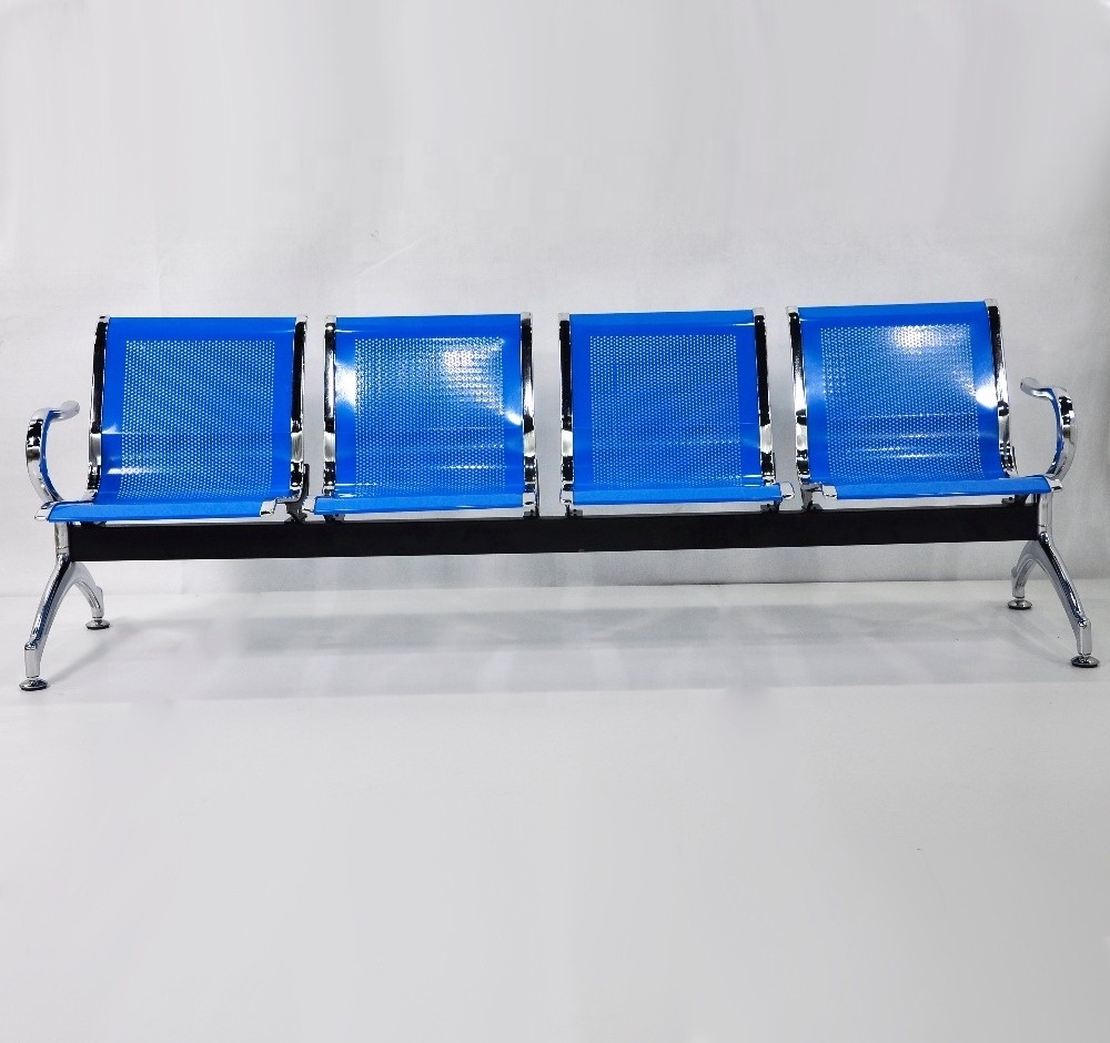 Hot Sale 4 Seat Metal Airport Chair Modern Hospital Waiting Room Chair Public Place Waiting Chair