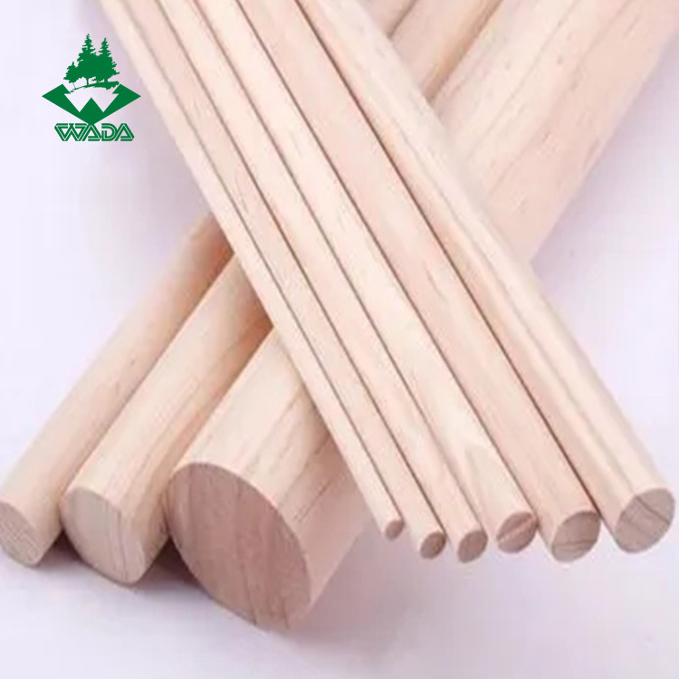 Furniture Parts LVL Round Wooden Stick Unpainted Dowel for Broom