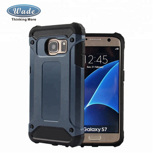 Wadegroup Trade Assurance Top Armour TPU PC Mobile Accessories Cell Phone Case For Samsung Galaxy s7 S8 S9 S9 Plus S10 S20 ultra