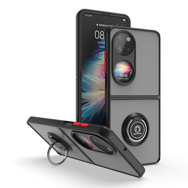 Kickstand Ring Holder Car Mount Magnetic Case For Huawei Nova 8 P Smart 2021 P50 2020 2019 P40 Lite 5G Nova 7 SE 6 Skin Cover