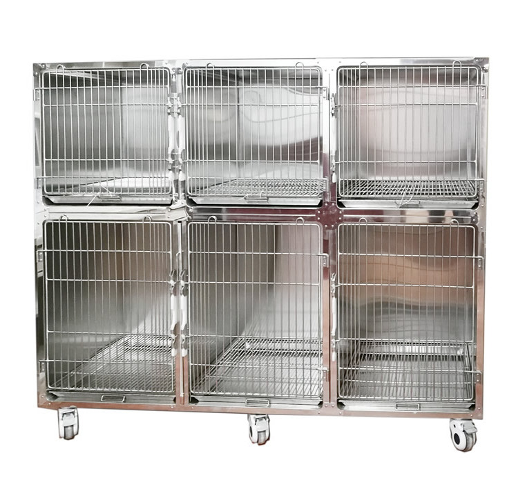 Veterinary cage 304 Veterinary Equipment Vet Dog Cat Animal Pet Cages