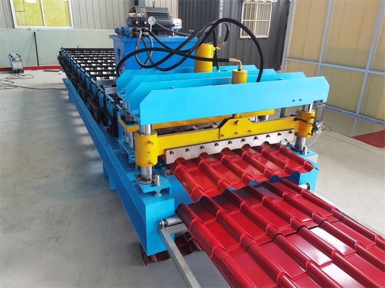 South africa zinc trapezoidal steel sheet making machine galvanized glazed ibr roof roll forming machine