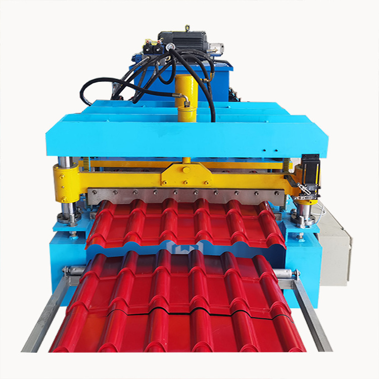 South africa zinc trapezoidal steel sheet making machine galvanized glazed ibr roof roll forming machine