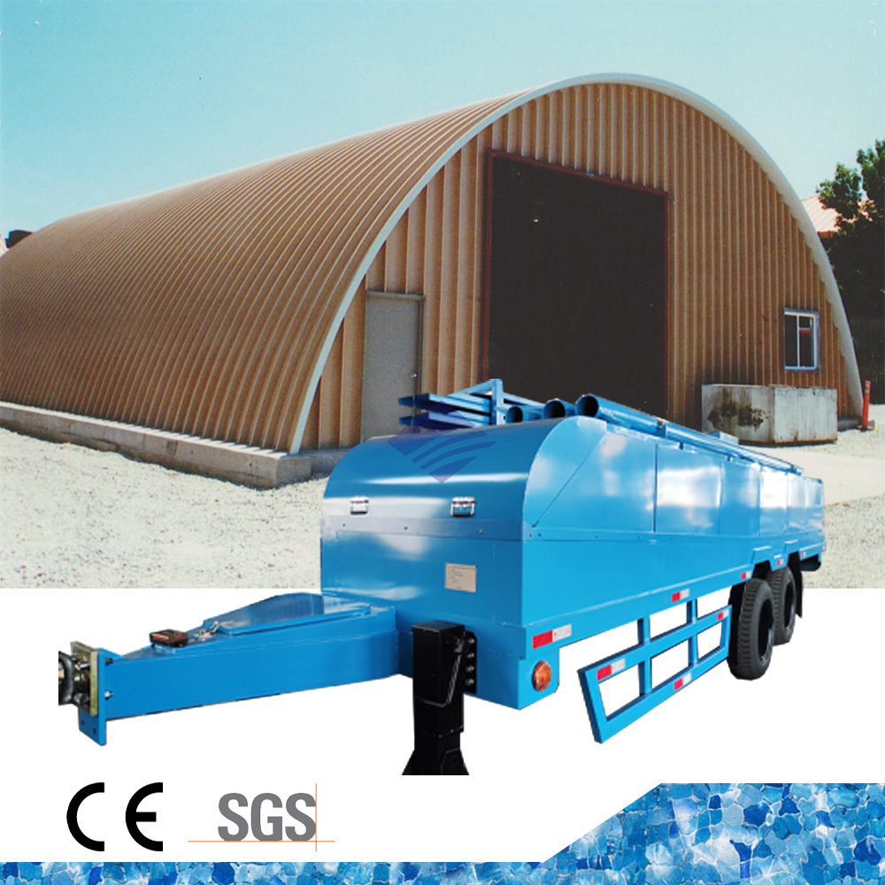 K Q Span Curve Roof Galvanized Steel Arch Roof Building Machine