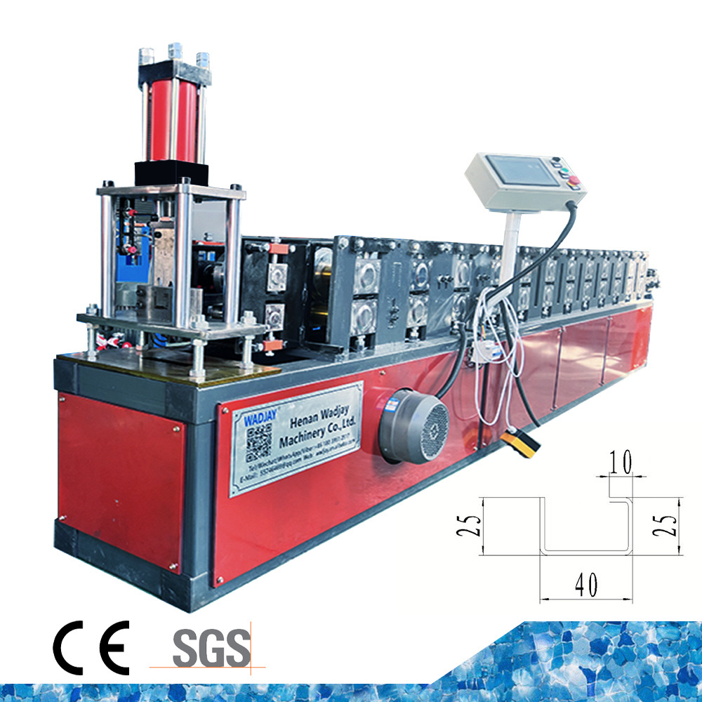 steel tube Roll Former Automatic Punching & welding Steel  Roll Forming Machine Manufacturer