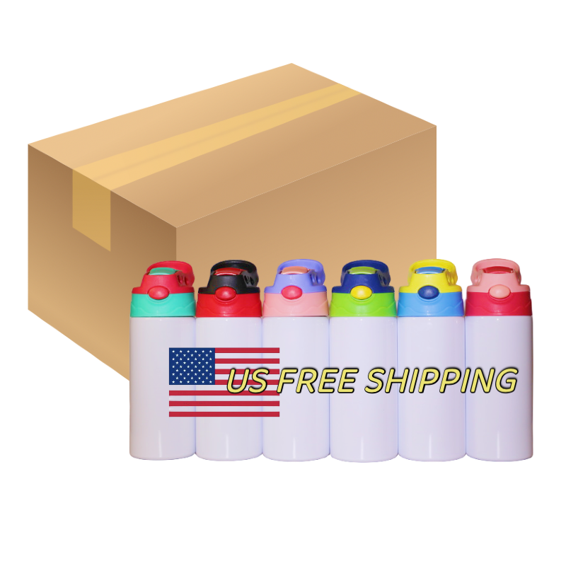 12oz Stainless Steel Blanks Insulated kids Sublimation Tumbler 12oz Straight kids water bottle Tumblers For School Kids