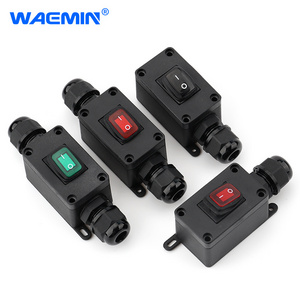 Waterproof Inline Switch Power On/off Small 12V 220V 6A 10A IP65 Light Waterproof Switch Outdoor Waterproof Switch