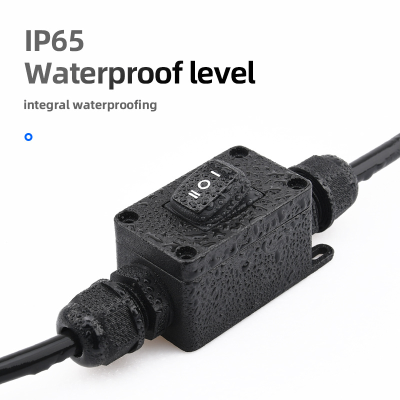 Waterproof Inline Switch Power On/off Small 12V 220V 6A 10A IP65 Light Waterproof Switch Outdoor Waterproof Switch