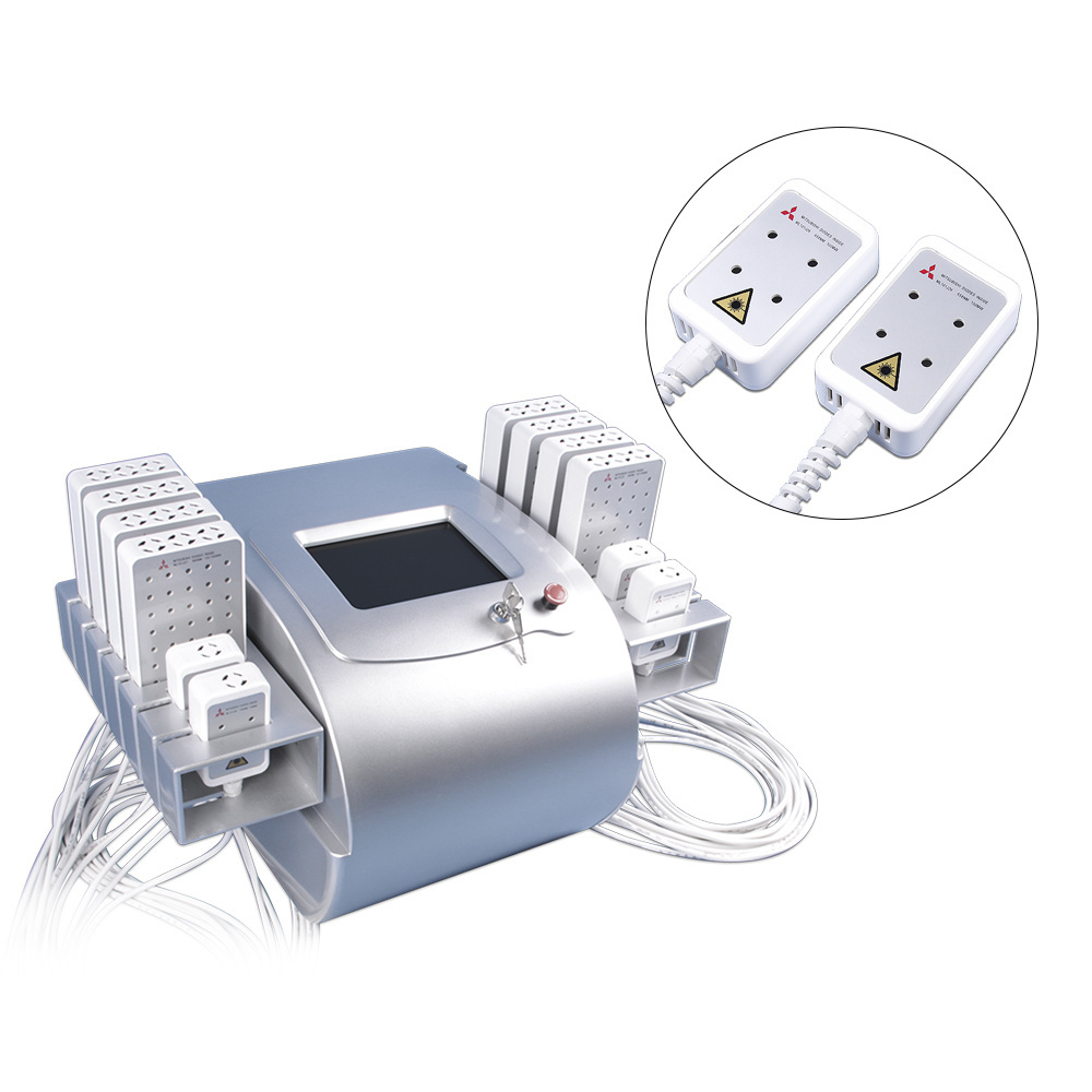 Effective Portable 5D Lipo Pad 660nm 980nm Weight loss Lipolaser Body Shape Low Intensity diode laser slimming Machine