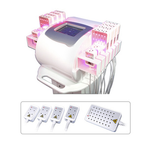 Effective Portable 5D Lipo Pad 660nm 980nm Weight loss Lipolaser Body Shape Low Intensity diode laser slimming Machine