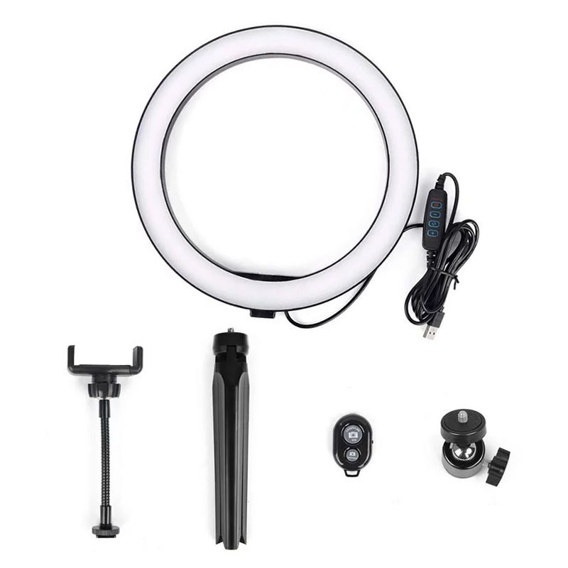 Makeup 33CM RGB With 210CM Tripod Stand Photographic Lighting Cheapest Aro Led Phone 14 18 Inch Ring Selfie Stick Camera Light