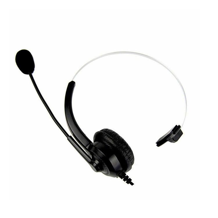 Factory Directly Noise Cancelling Cuffie Sport Stereo Metal Bass Earphones Meeting Call Center Headset Wired Headphones