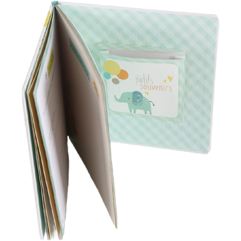 OEM Cost-Effective Baby Record Book With CD Baby Album Hardcover Book Printing Service For Baby