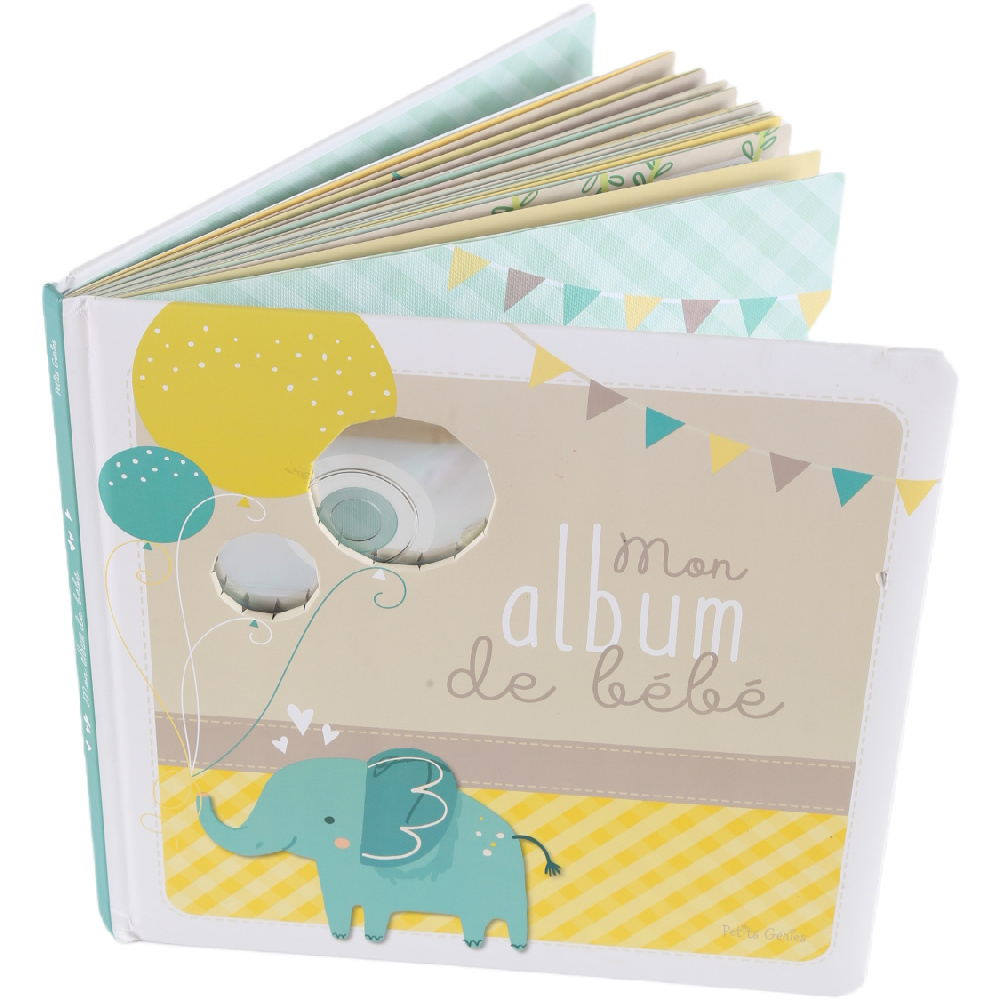 OEM Cost-Effective Baby Record Book With CD Baby Album Hardcover Book Printing Service For Baby