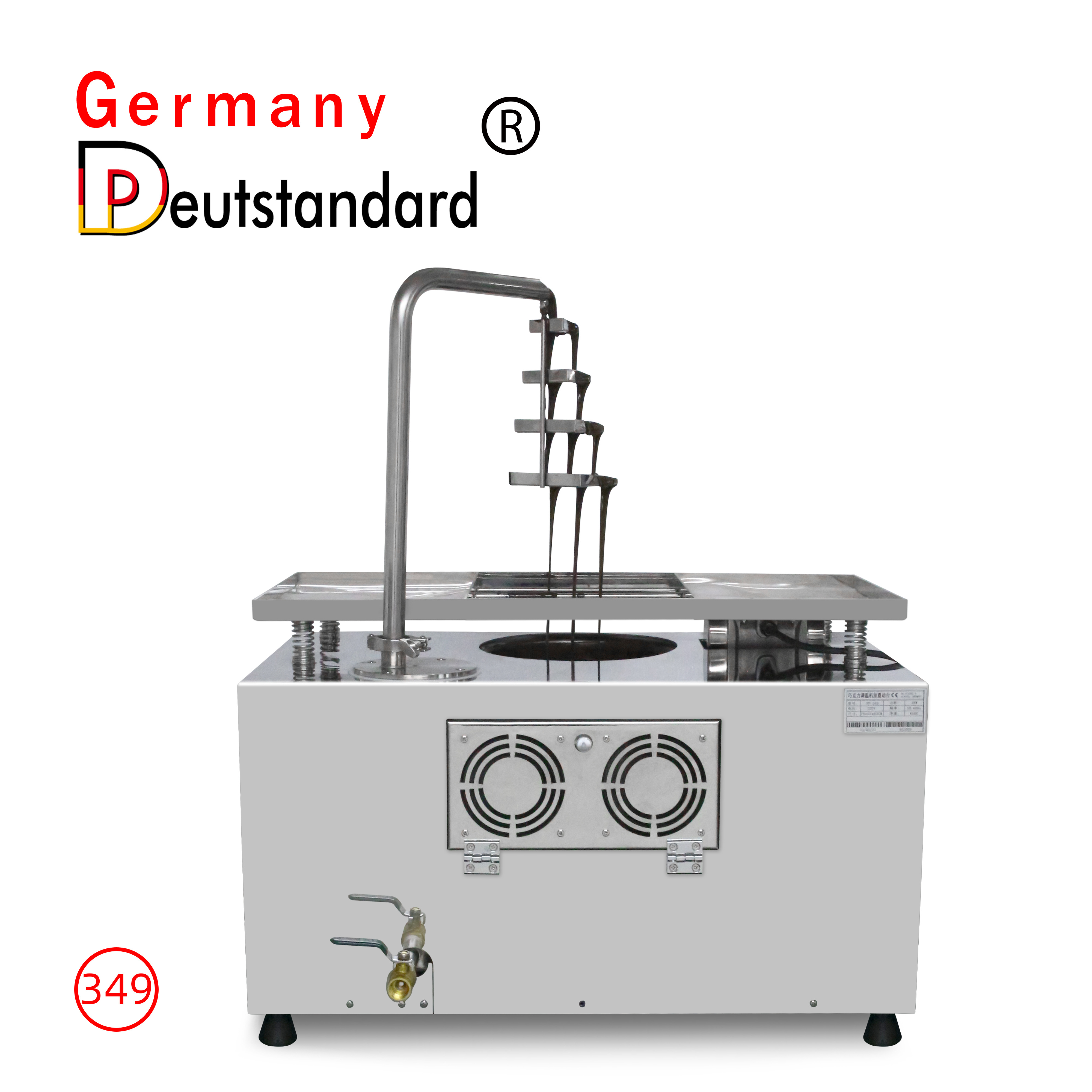 Multifunctional Automatic Industrial Continuous Mini Small Coating Price Melt Chocolate Temper Machine