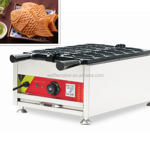 Manufacturer automatic fish waffle maker taiyaki pan maker machine with CE