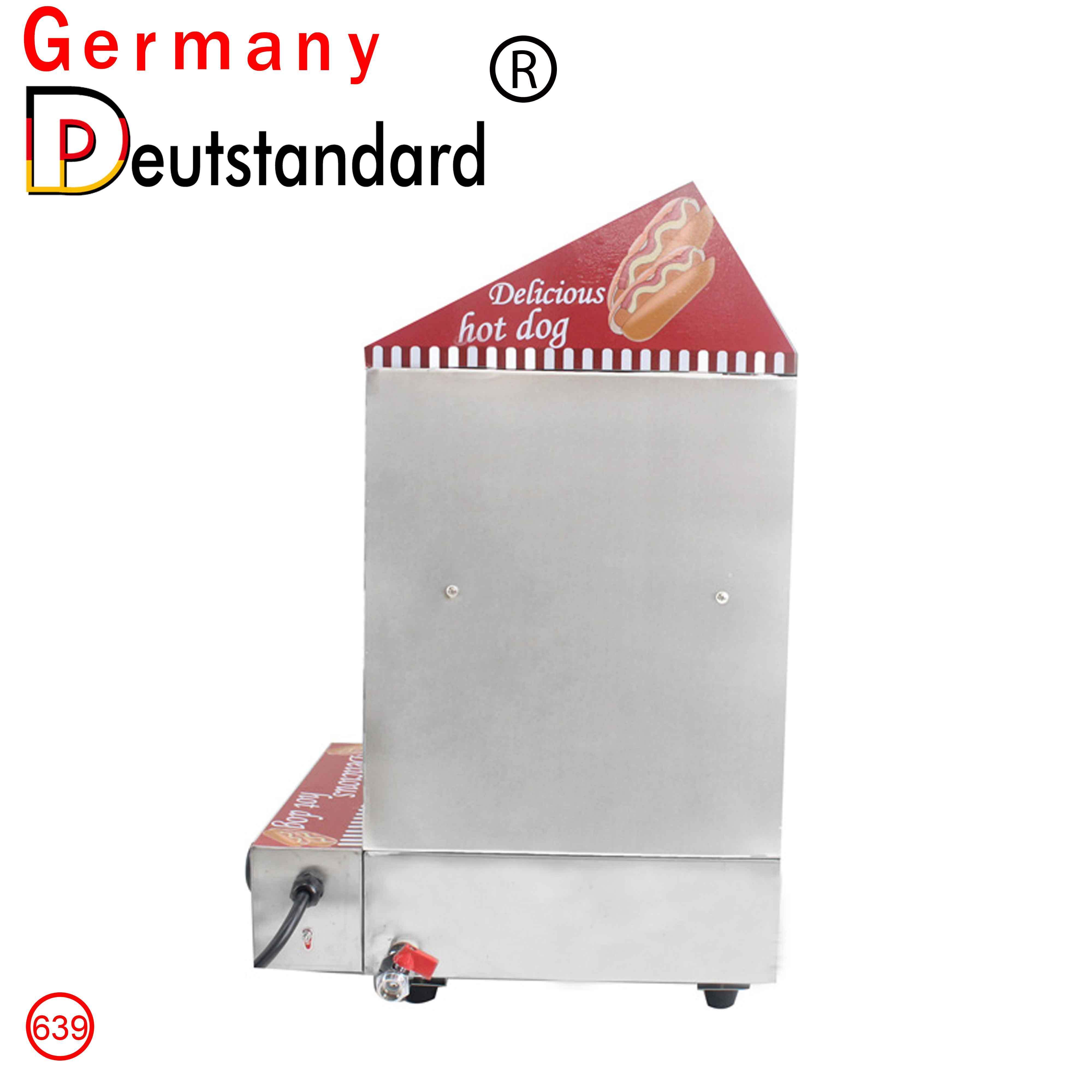 German Brand Hot Dog Bun Steamer Warmer Food Vendor Cooker Machine Countertop