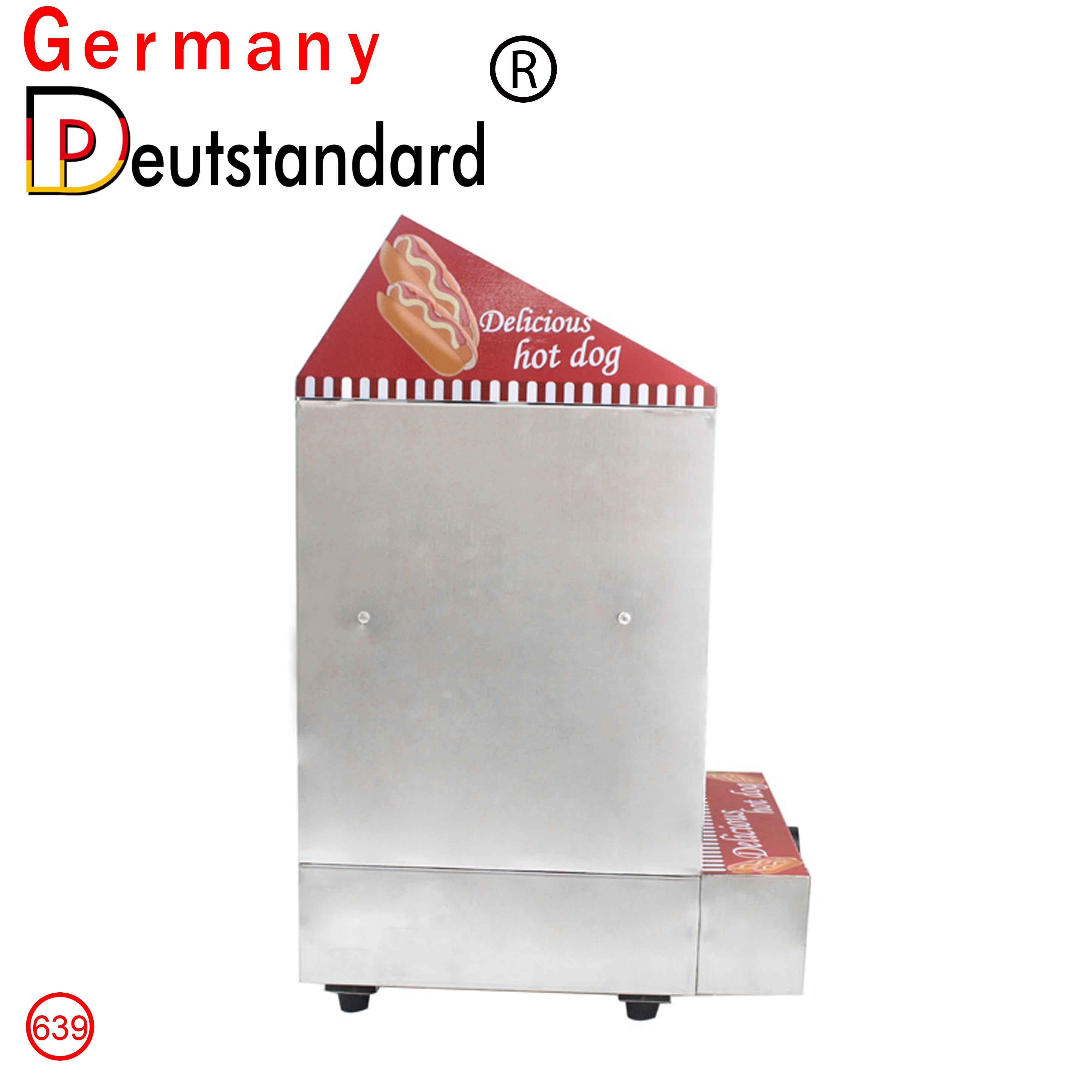 German Brand Hot Dog Bun Steamer Warmer Food Vendor Cooker Machine Countertop