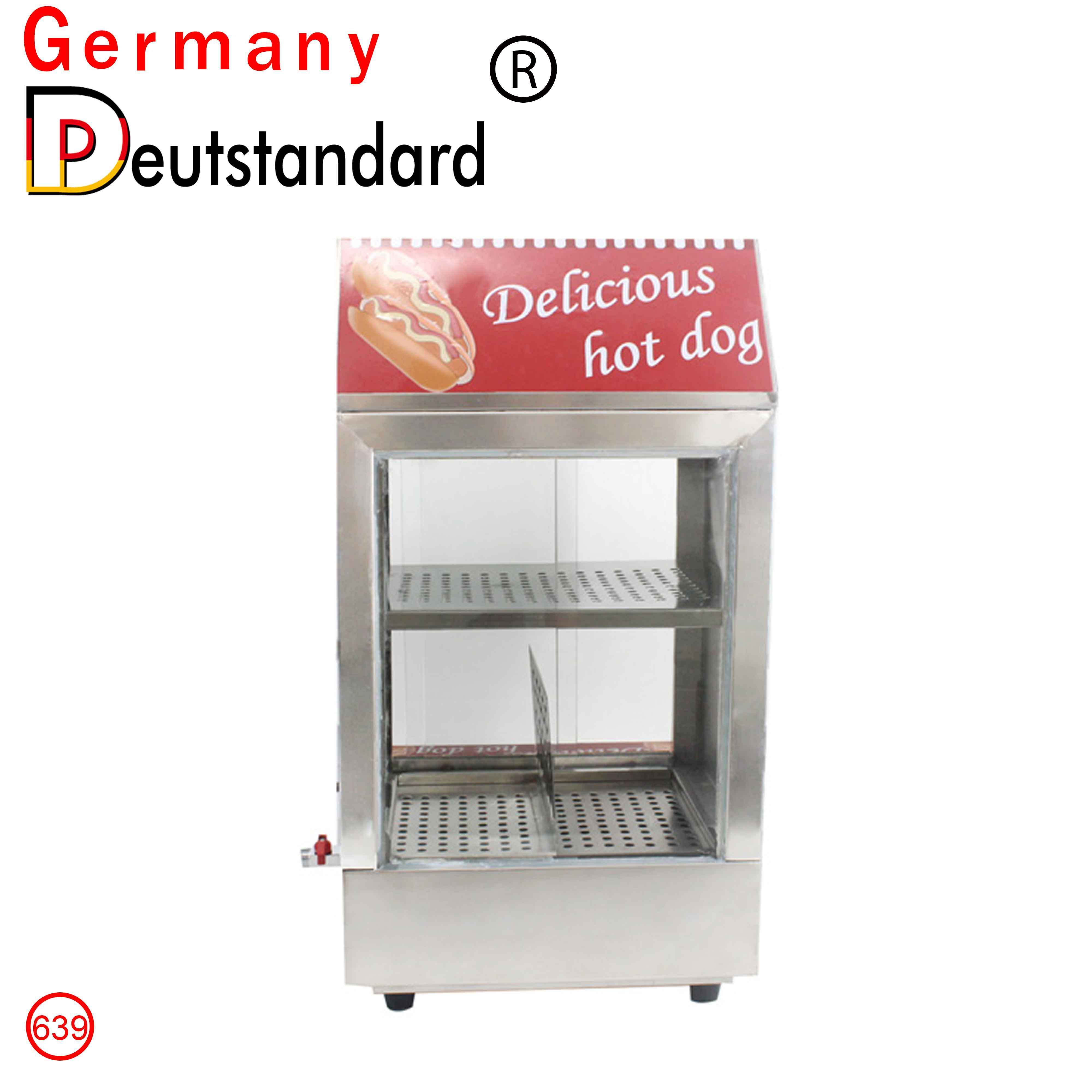 German Brand Hot Dog Bun Steamer Warmer Food Vendor Cooker Machine Countertop