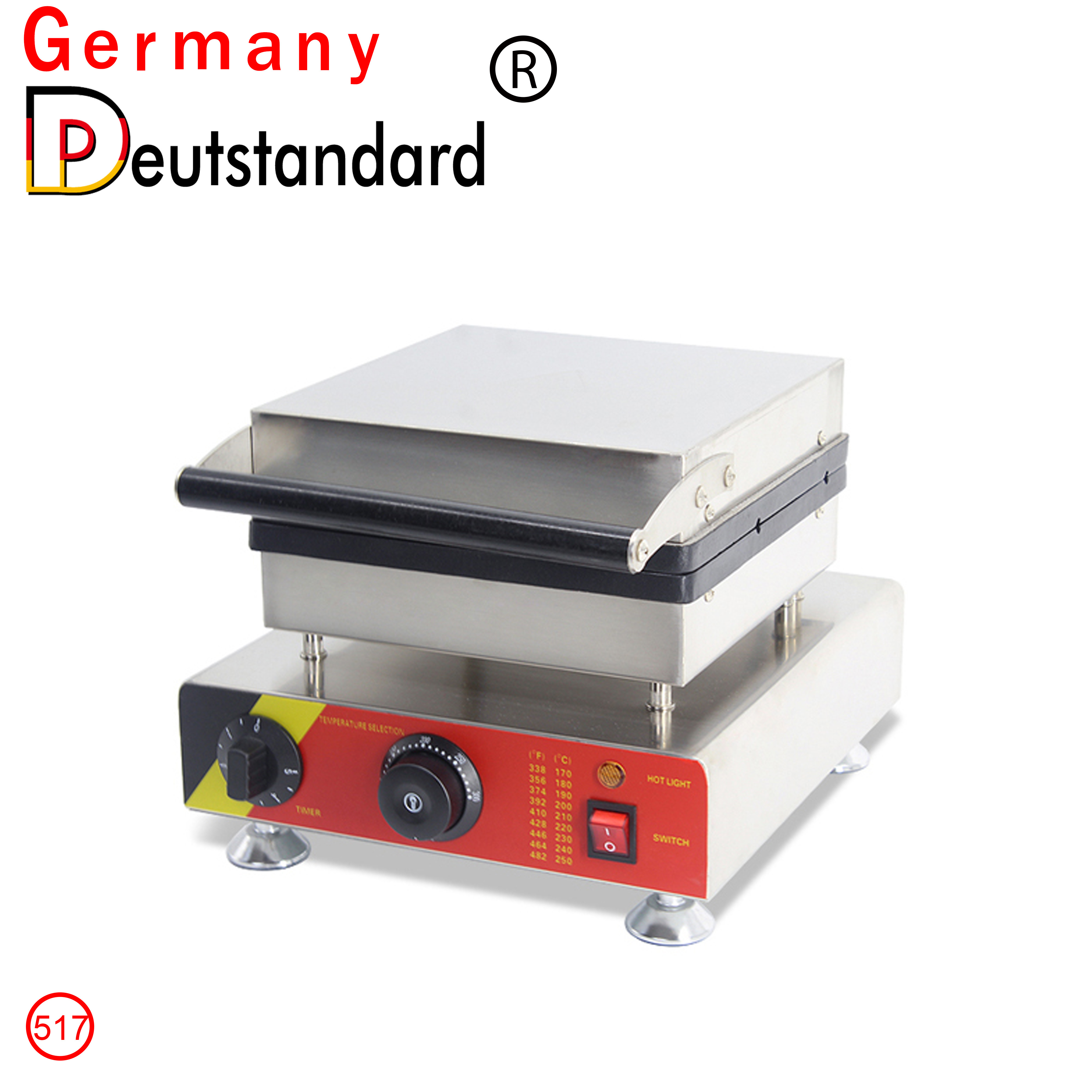 Commercial dutch syrup waffle stroopwafel iron wafel maker making machine square ice cream cone machine