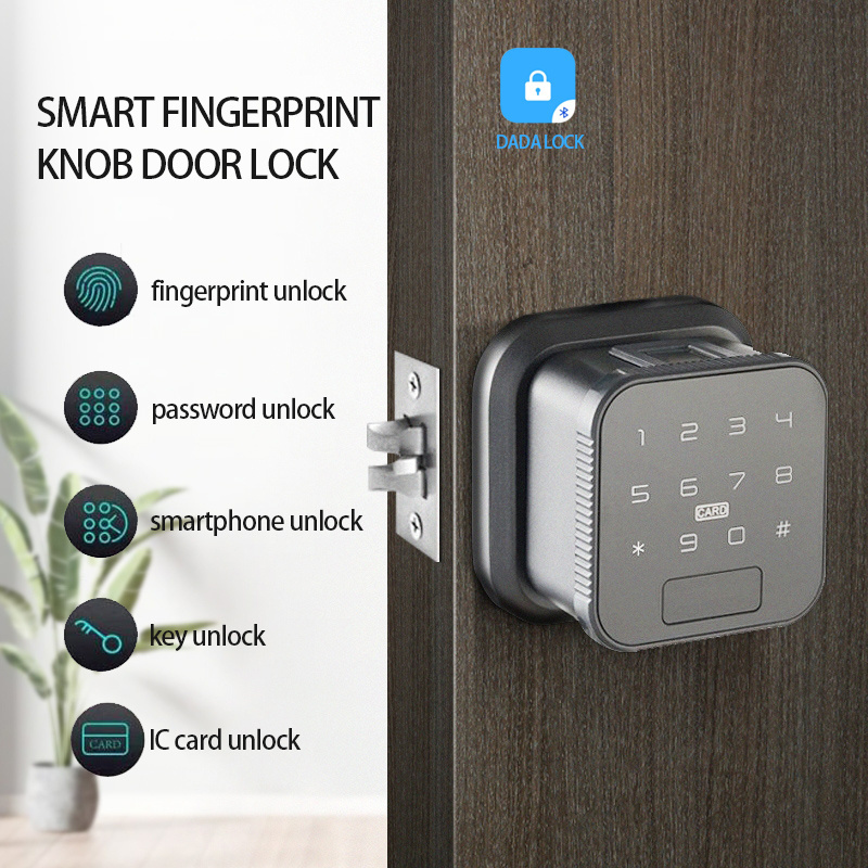 WF-M4  Fingerprint Smart  Lock password Biometric Electronic  door Lock with Code digital Keypad Home intelligent lock airbnb