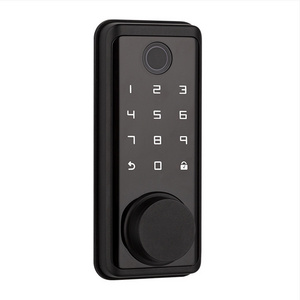 WAFU WF-X3 Tuya APP Bluetooth Smart Deadbolt Locks Remote Control Fingerprint Password Card US Deadbolt Automatic Latch Lock