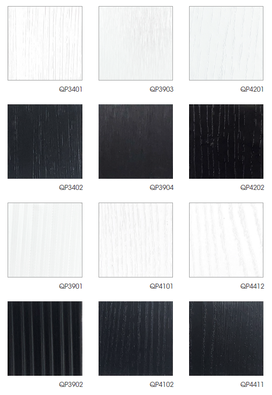 Black Wood Grain PVC Self-Adhesive Wallpaper Waterproof Home Interior Decorative Wall Panels for House Decoration