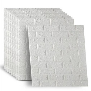 Polyethylene self-adhesive moisture-proof and anti-collision PVC self-adhesive brick pattern wallpaper wall sticker