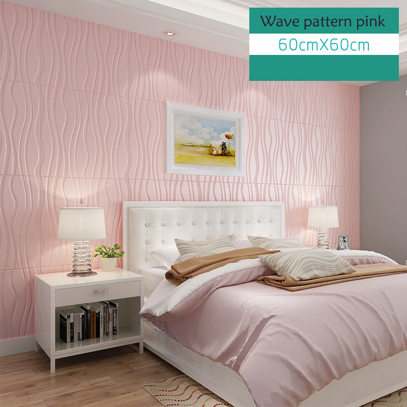 Watergrain Home Fashion 3D Self Adhesive Wallpaper Wall Sticker