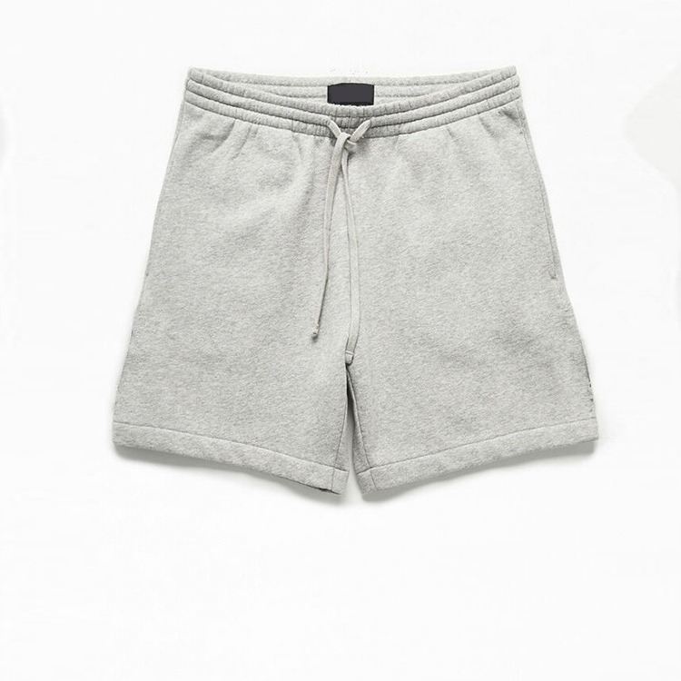 Regular fit wholesale mens cotton fleece comfortable sweat shorts