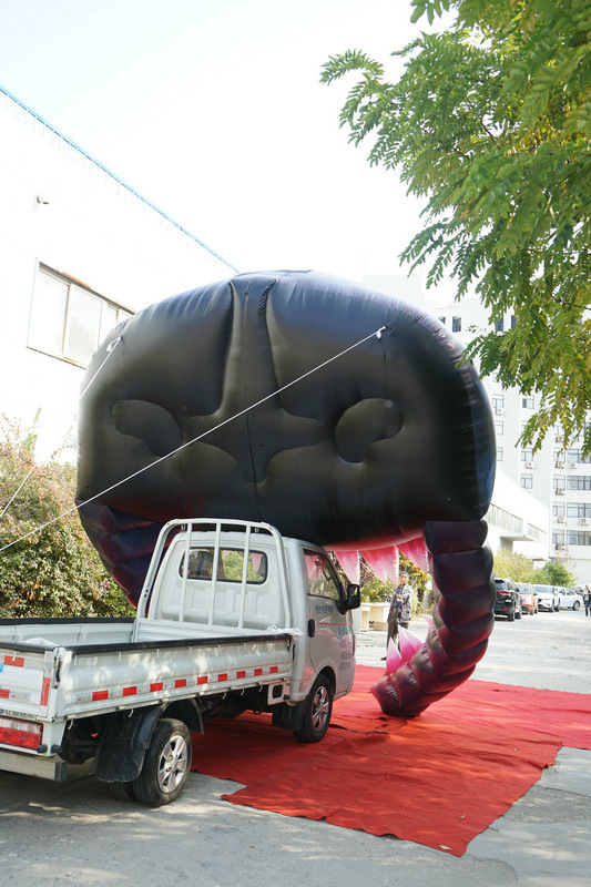 Custom inflatable Halloween ghost arch for outdoor decoration