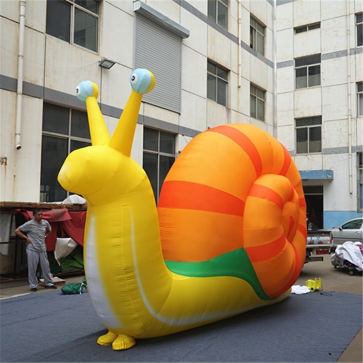 Event Parade decoration Inflatable Snail Costume Customized Giant Walking Inflatable Snail Cartoon for cityparade props