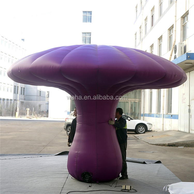 advertising inflatable giant inflatable mushroom, decoration inflatable mushrooms for music festival