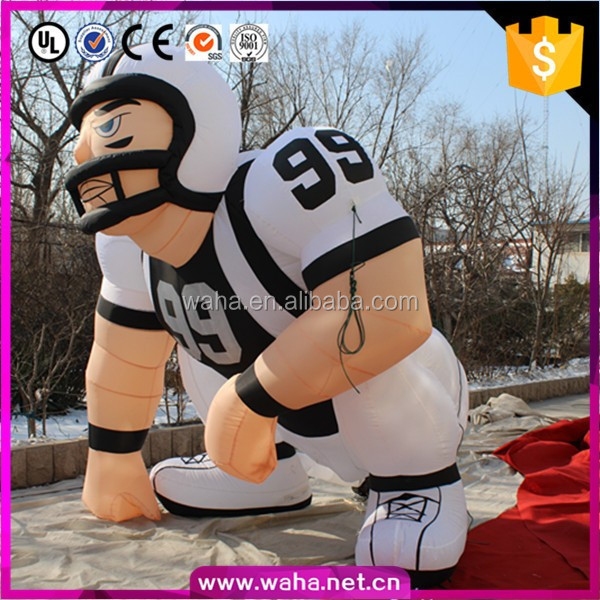 Hot Sale Custom Giant NFL Inflatable Bubba Player For Advertising