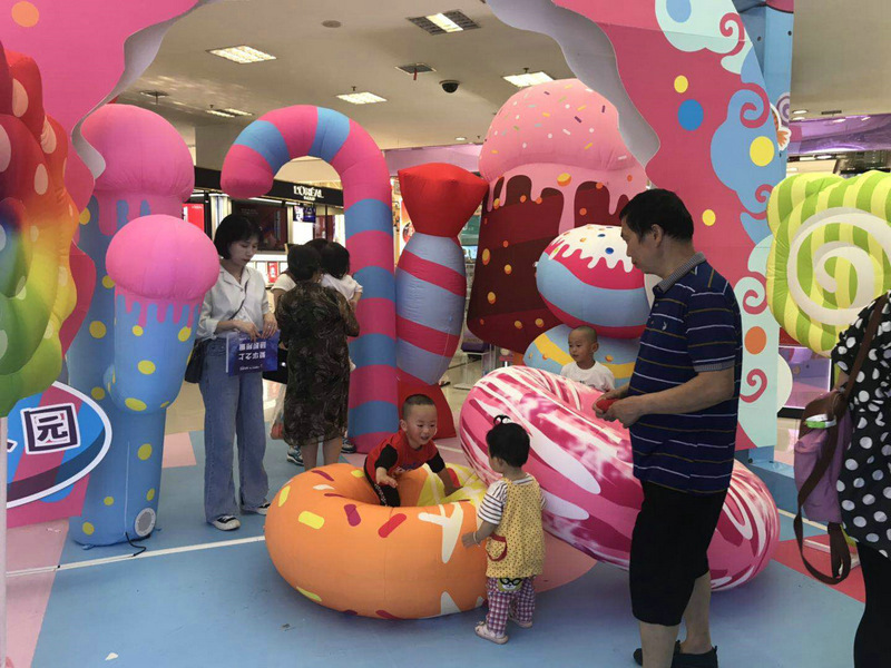 Candy theme inflatable candy for Christmas decoration Indoor