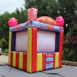 Outdoors promotional inflatable portable snack food kiosk booth