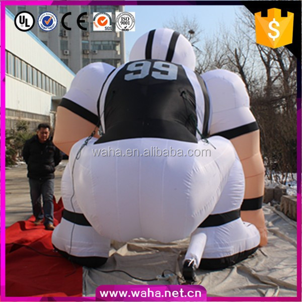 Hot Sale Custom Giant NFL Inflatable Bubba Player For Advertising