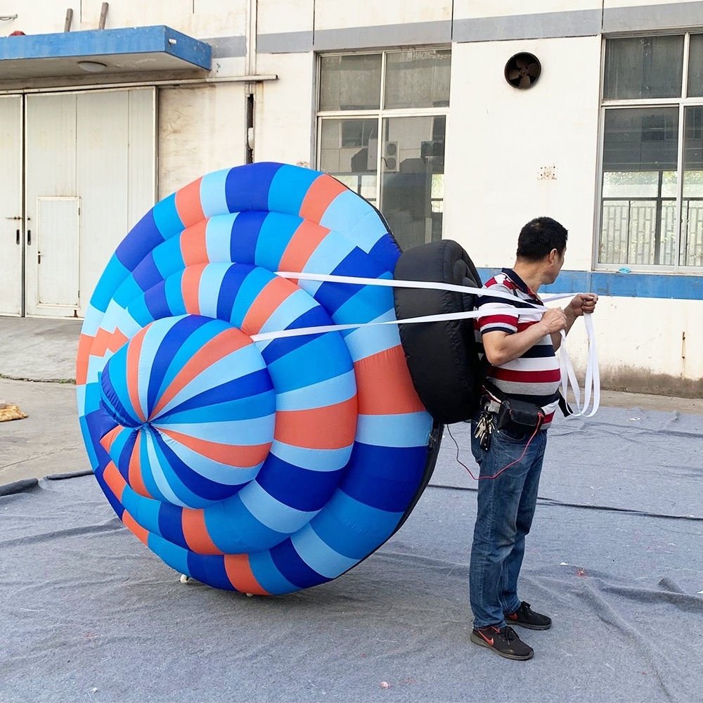 Festival Parade Decoration Inflatable Walking Snail shell Costumes