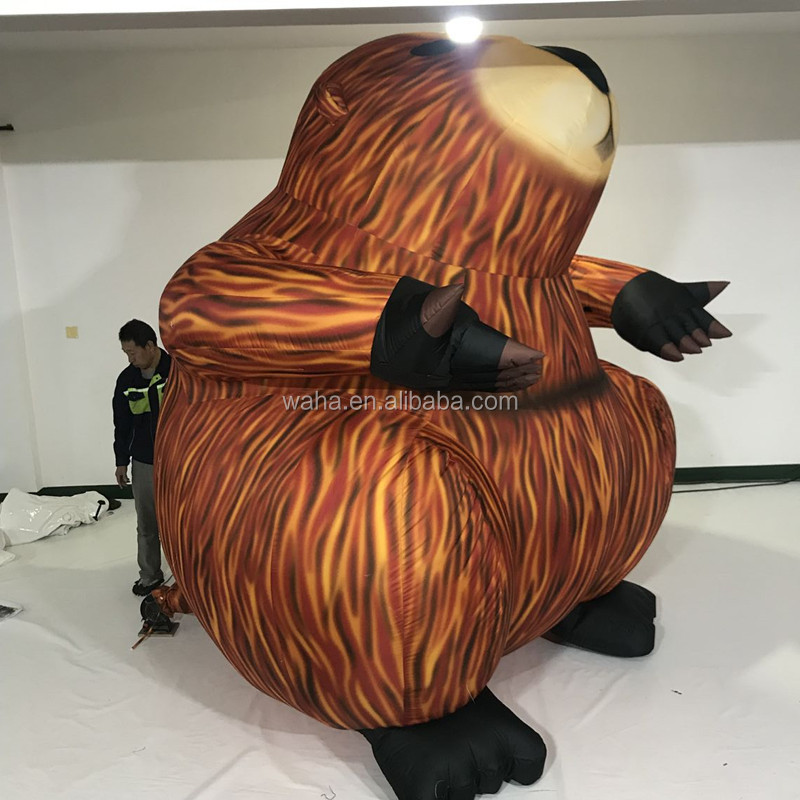 2024 Hot sale giant inflatable groundhog for advertising