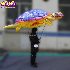 ocean theme Inflatable sea turtle puppet for Parade Outdoor