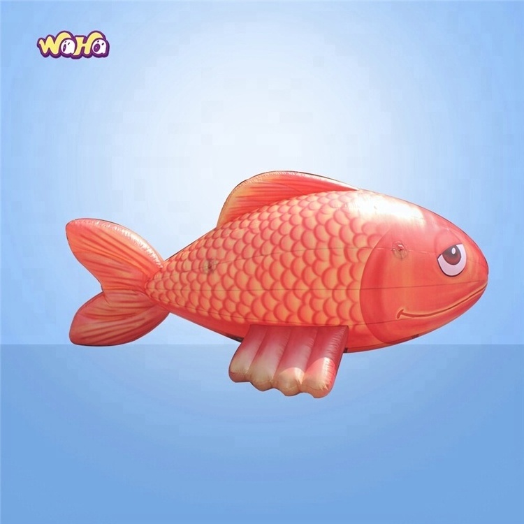 Big Giant Custom Inflatable paradise fish of China Fish Shaped Balloons