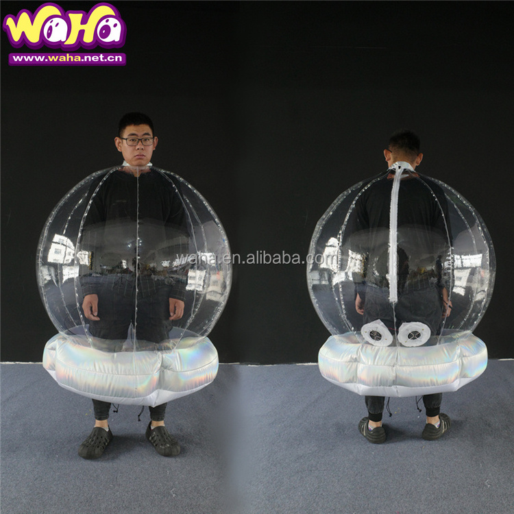 Transparent Inflatable Christmas Ball Costumes Inflatable Christmas Snow Ball Costumes For Display