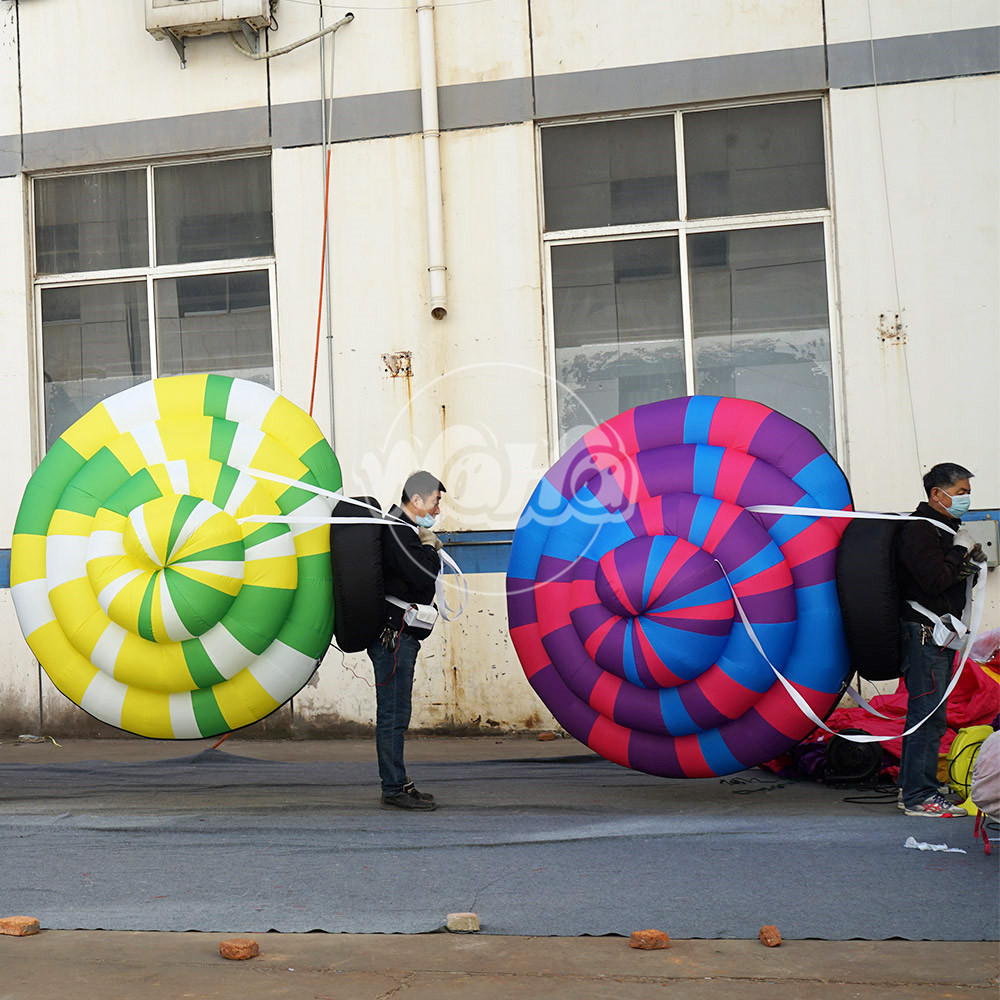 inflatable colored snail shell model inflatable walking costume Carnival parade square amusing character