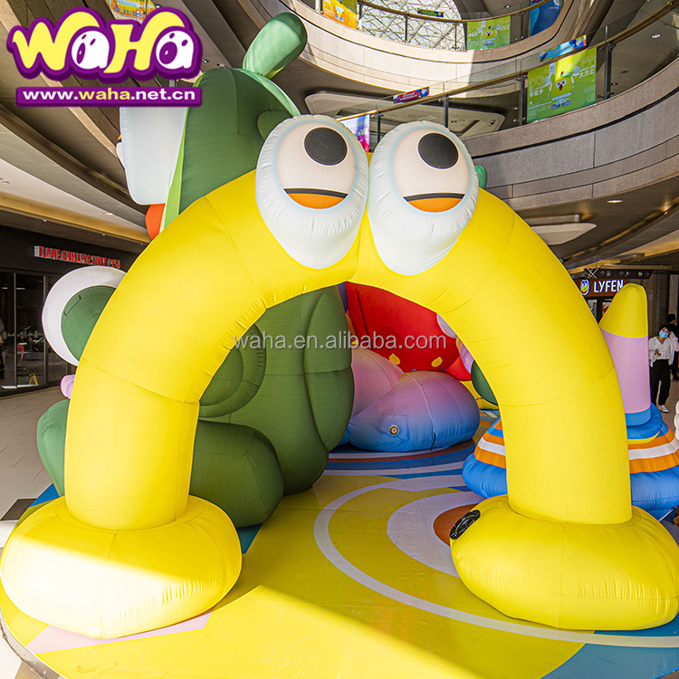 WAHA Giant inflatable fruit pineapple model custom removable inflatable fruit costume mascot