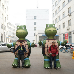 customized Advertising inflatable turtle costume / inflatable tortoise puppet / sea animal model for park parade decoration