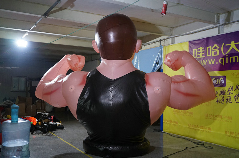 Giant Customized Inflatable Muscle Man For Promotion