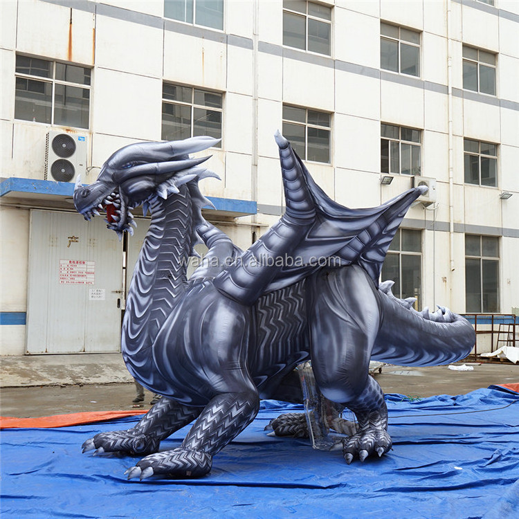 festival parada props moving huge inflatable dragon