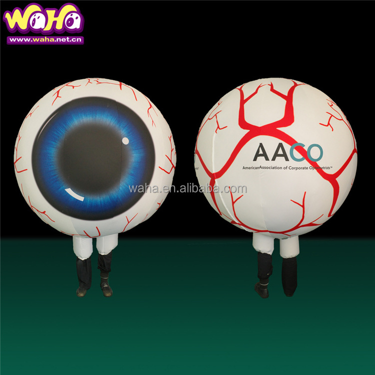 Customized Giant Inflatable eyeball Costume Decoration